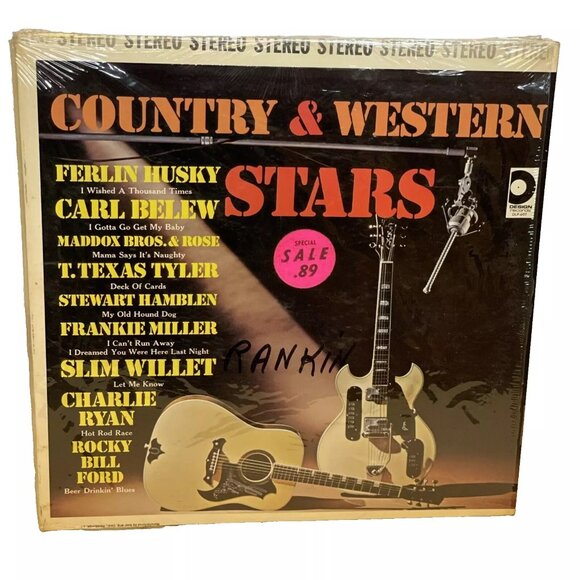Various Country & Western Stars (Vinyl, 1962) Design SDLP-607 VG LP Record Album - Picture 1 of 7
